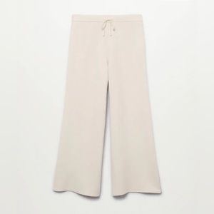 NWT MANGO Knitted Palazzo Pants, Small